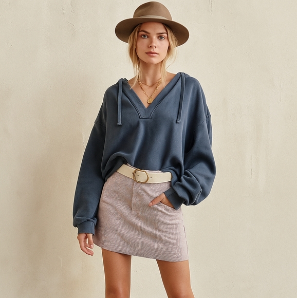 Forever 21 Dresses & Skirts - 🌴 Forever 21 Lilac Striped Semi-Stretchy Skirt – Comfy, Stylish & Pockets, M